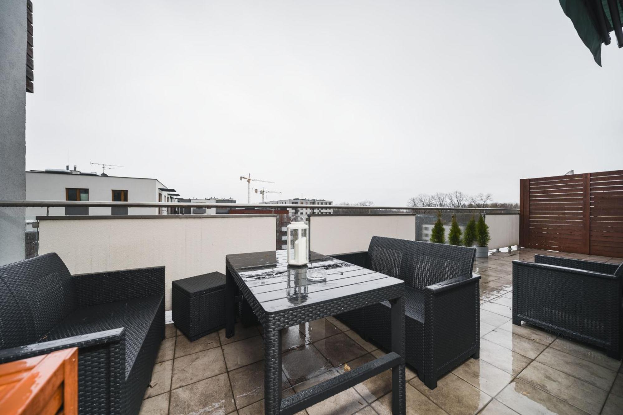 Apartament Z Tarasem Oraz Podziemnym Parkingiem Apartment Krakow Exterior photo