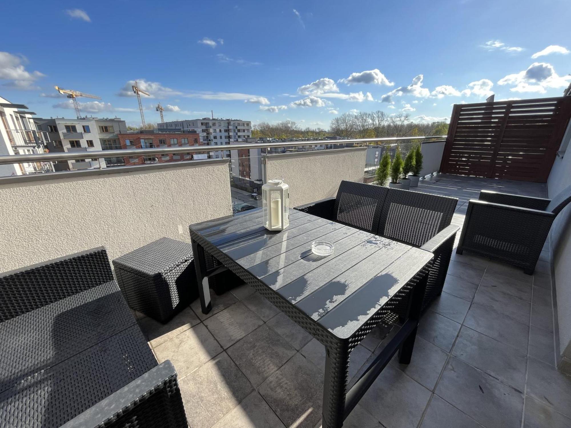 Apartament Z Tarasem Oraz Podziemnym Parkingiem Apartment Krakow Exterior photo
